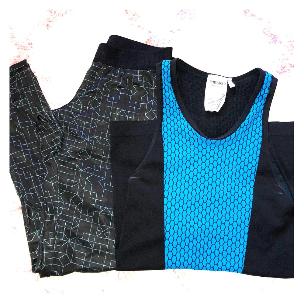Women’s Gymshark Leggings + Tank Set | M size